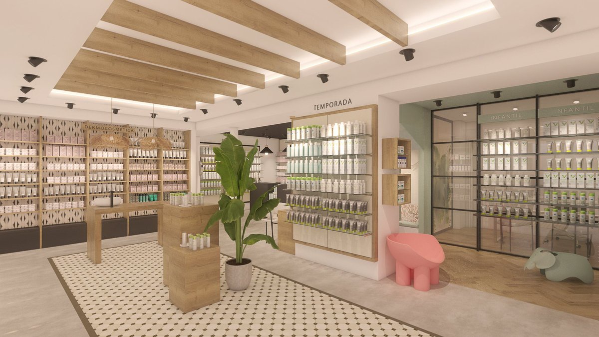 Farmacia Amador — diseño interior